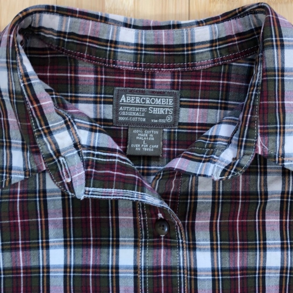 Abercrombie & Fitch Shirt Size Large EUC - Picture 4 of 8